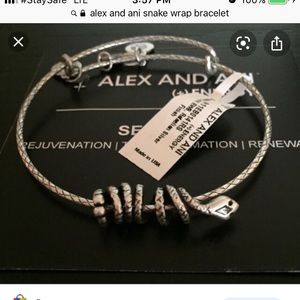 Alex and Ani serpent bracelet.